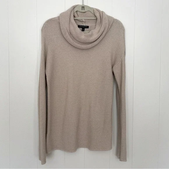 Banana Republic Factory | Tan Cowl Neck Sweater (S) - Picture 1 of 2